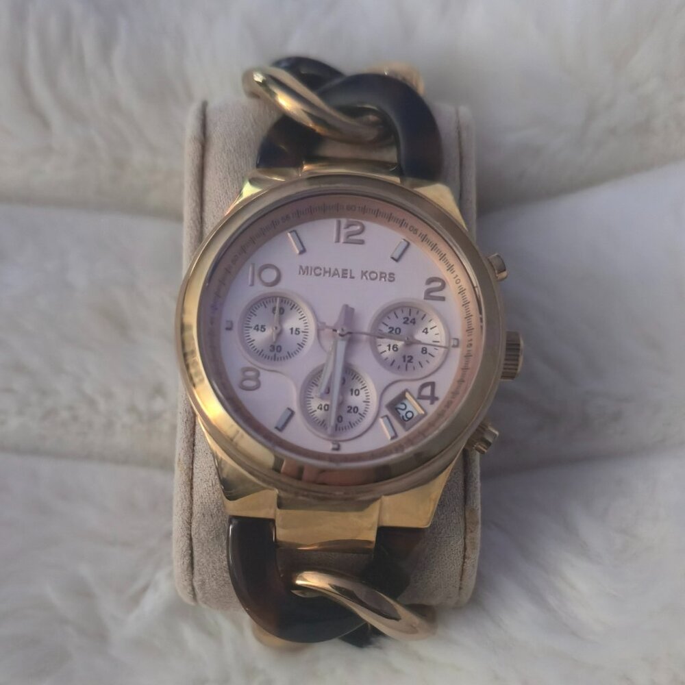 Michael Kors MK 4269 Runway Twist – Rose Gold & Tortoise